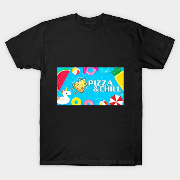 Pizza and Chill T-Shirt by ArticaDesign